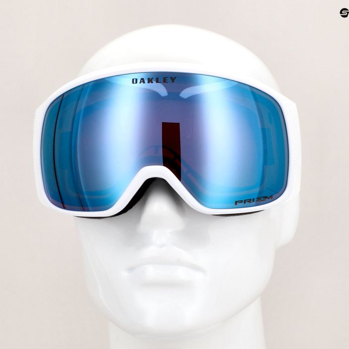 Lyžiarske okuliare Oakley Flight Tracker matte white/prizm snow sapphire iridium 10