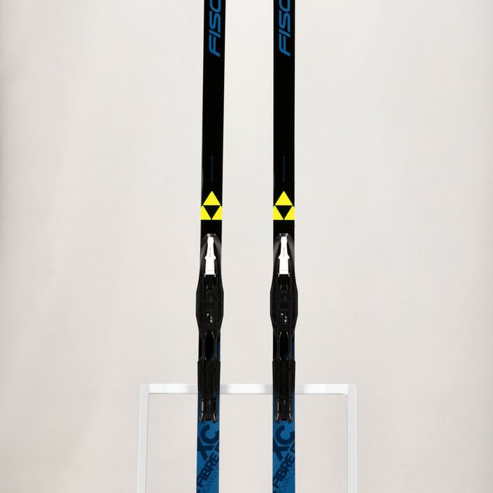 Bežecké lyže Fischer Fibre Crown EF Mounted black/blue 9