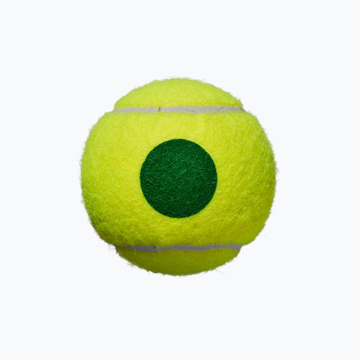 Detské tenisové loptičky Wilson Starter Play Green 4 ks žlté WRT137400 4