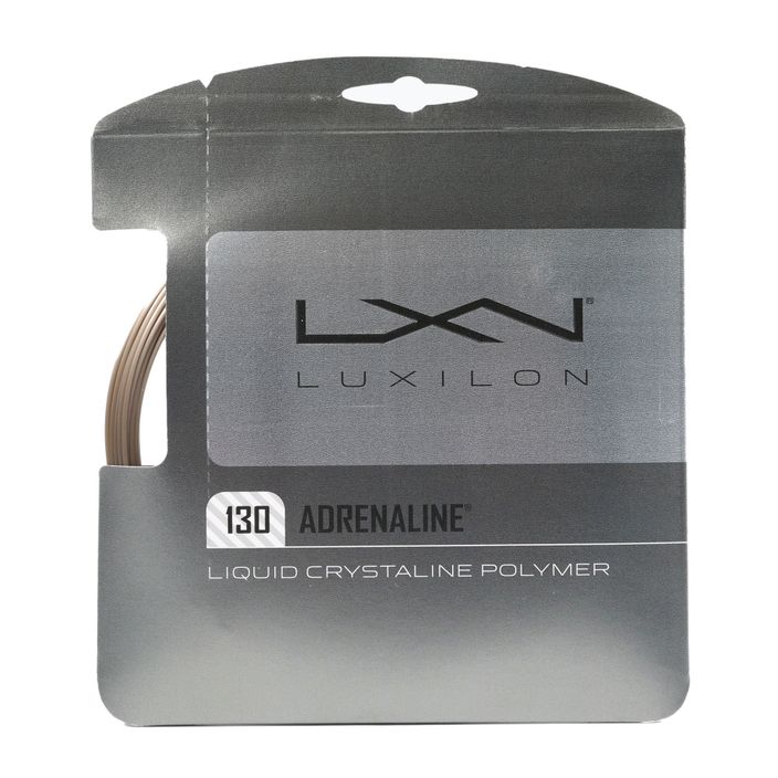 Tenisové struny Luxilon Adrenaline 130 Set12,2m sivé WRZ993900 2