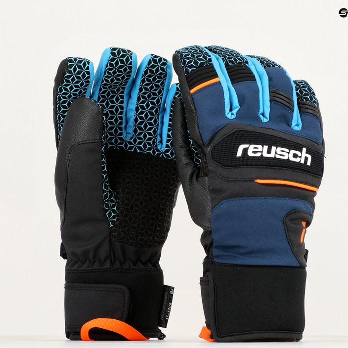 Lyžiarske rukavice Reusch Storm R-Tex Xt dress blue/range popsicle 9