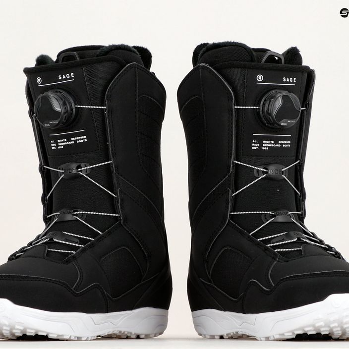 Dámske topánky na snowboard RIDE Sage black 7