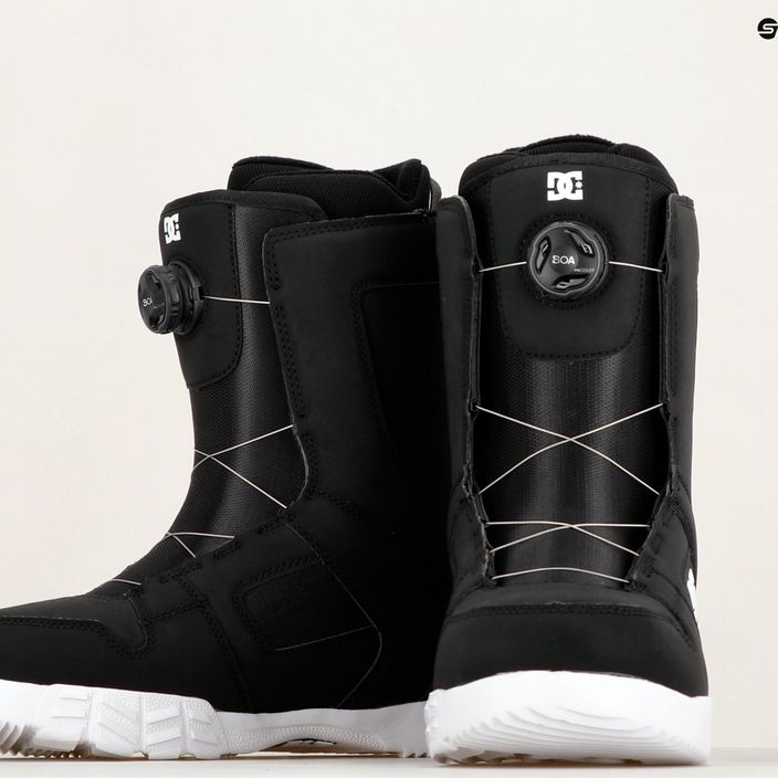 Pánske topánky na snowboard DC Phase Boa black/white 9