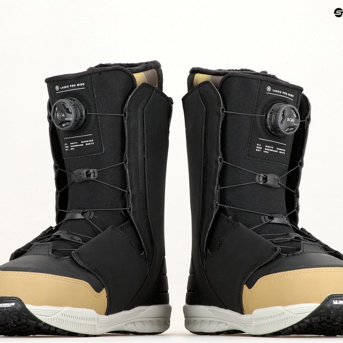 Pánske topánky na snowboard RIDE Lasso Pro Wide black 13