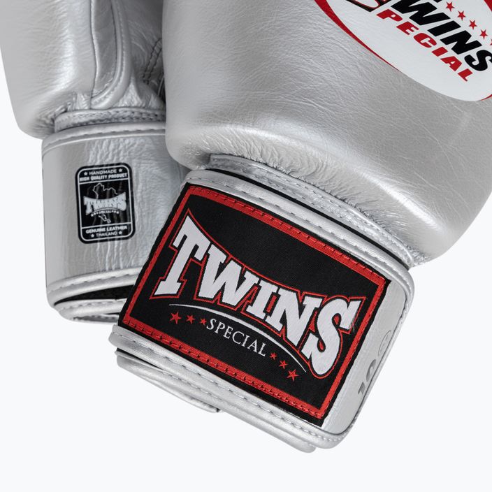 Boxerské rukavice Twinas Special BGVL3 strieborné 5