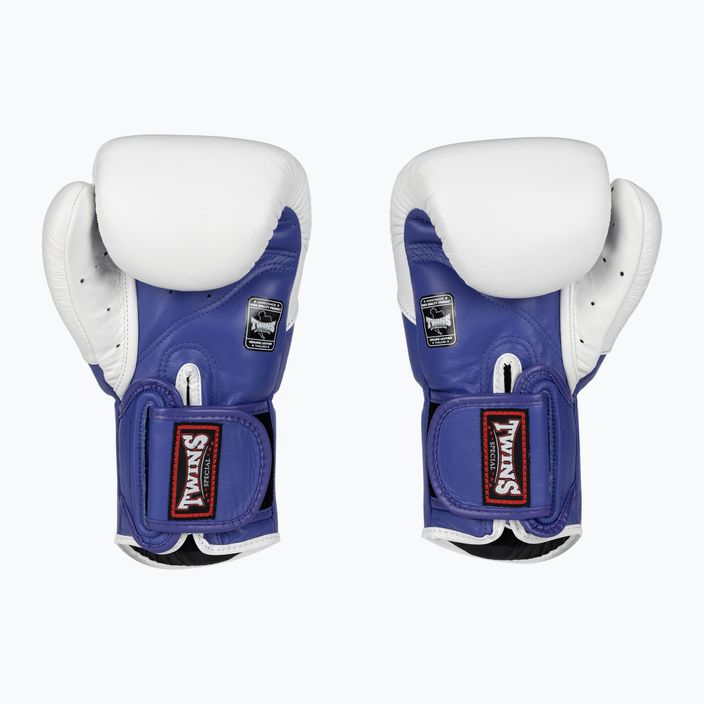 Boxerské rukavice Twins Special BGVL6 white/blue 2