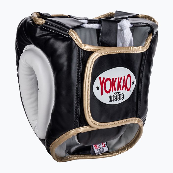 Prilba pre bojové športy YOKKAO Training Headguard čierna HYGL-1-1 2