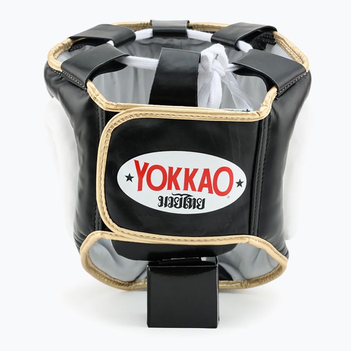 Prilba pre bojové športy YOKKAO Training Headguard čierna HYGL-1-1 7