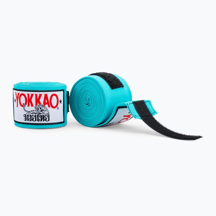 Boxerské bandáže YOKKAO Premium Sky Blue HW-2-5 2