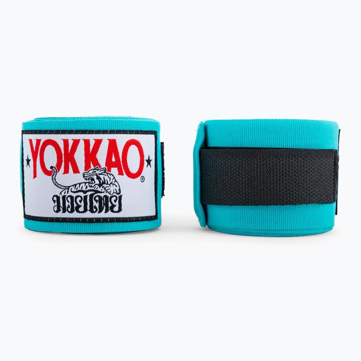 Boxerské bandáže YOKKAO Premium Sky Blue HW-2-5 3