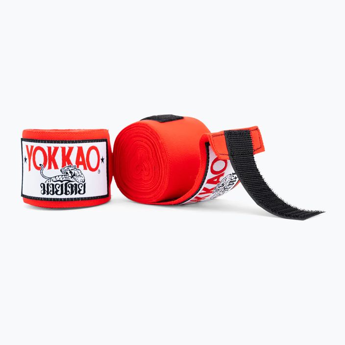 Boxerské bandáže YOKKAO Premium červené HW-2-2 2