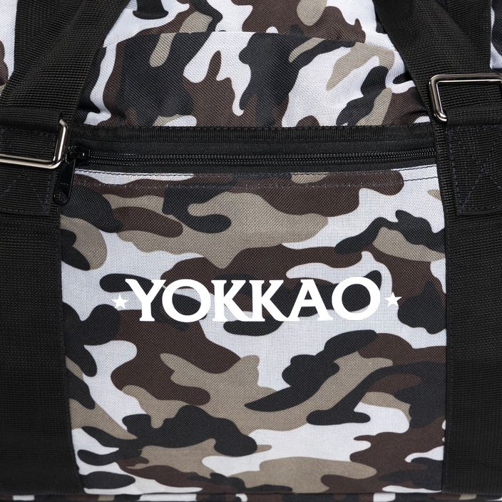 YOKKAO konvertibilná taška Camo Gym Bag Grey/Black BAG-2-G 4