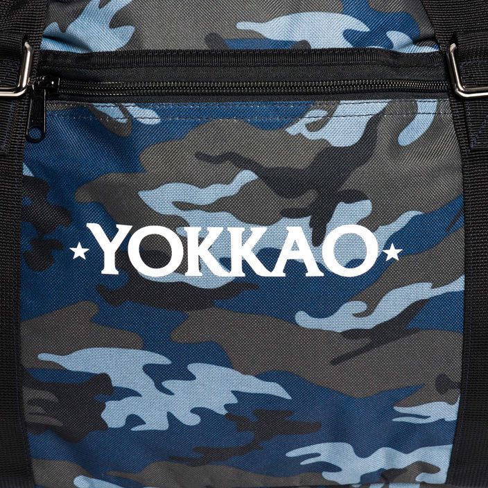 YOKKAO konvertibilná taška Camo Gym Bag blue/black BAG-2-B 4