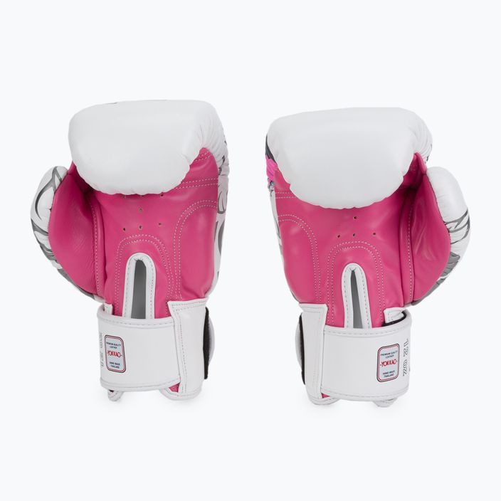 Biele boxerské rukavice YOKKAO 9'S BYGL-9 2