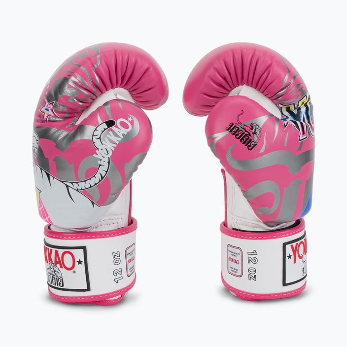Boxerské rukavice YOKKAO 9'S ružové BYGL-9-8 4