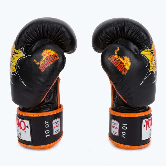 YOKKAO Pad Thai boxerské rukavice čierne FYGL-69-1 4