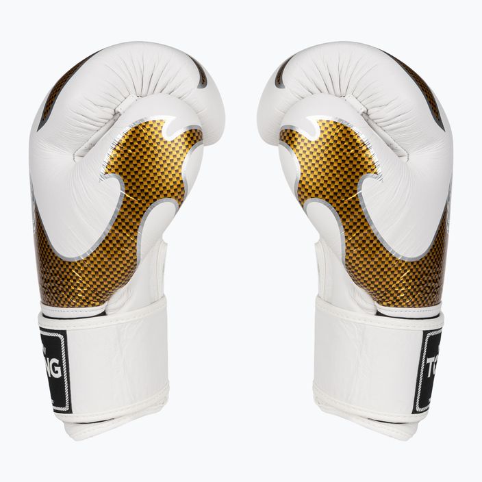 Boxerské rukavice Top King Muay Thai Empower bielo-zlaté 3