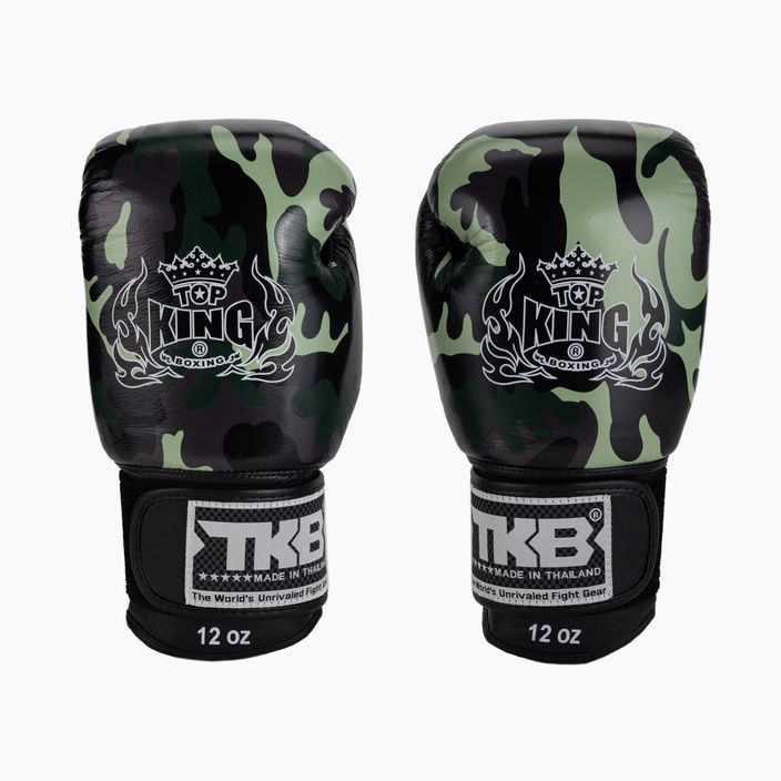 Top King Muay Thai Empower zelené boxerské rukavice TKBGEM-03A-GN 2