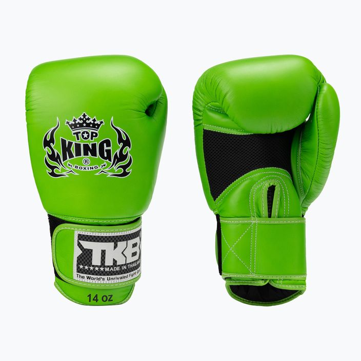 Top King Muay Thai Ultimate Air zelené boxerské rukavice TKBGAV-GN