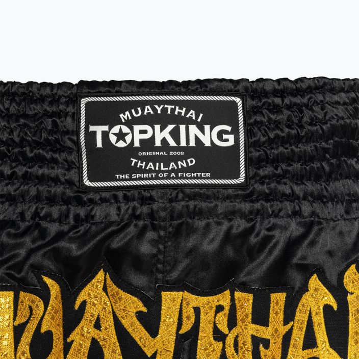 Tréningové šortky Top King Kickboxing black/gold 3
