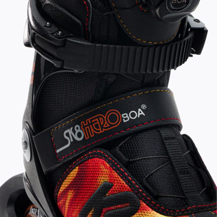 Detské kolieskové korčule K2 Sk8 Hero Boa Alu black 30F0118 5