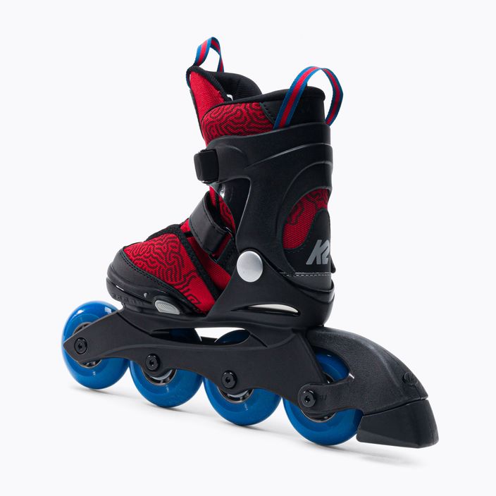 Detské kolieskové korčule K2 Raider Boa červené 30G0185 2