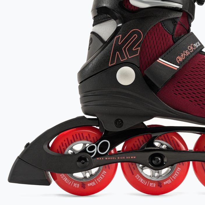 Dámske kolieskové korčule K2 Alexis 90 Boa black 30G0817 7