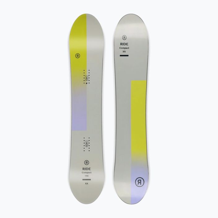 Dámsky snowboard RIDE Compact šedo-žltý 12G19 7