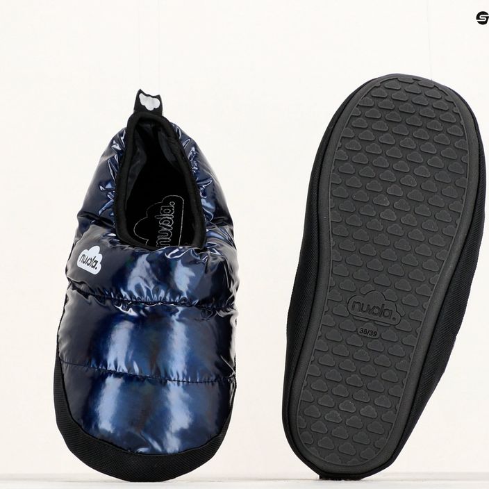 Zimné papuče Nuvola Classic v modrej metalíze 14