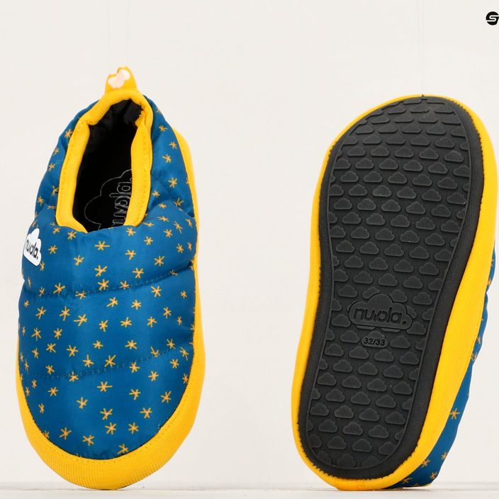 Nuvola Classic Detské zimné papuče s potlačou twinkle blue 16