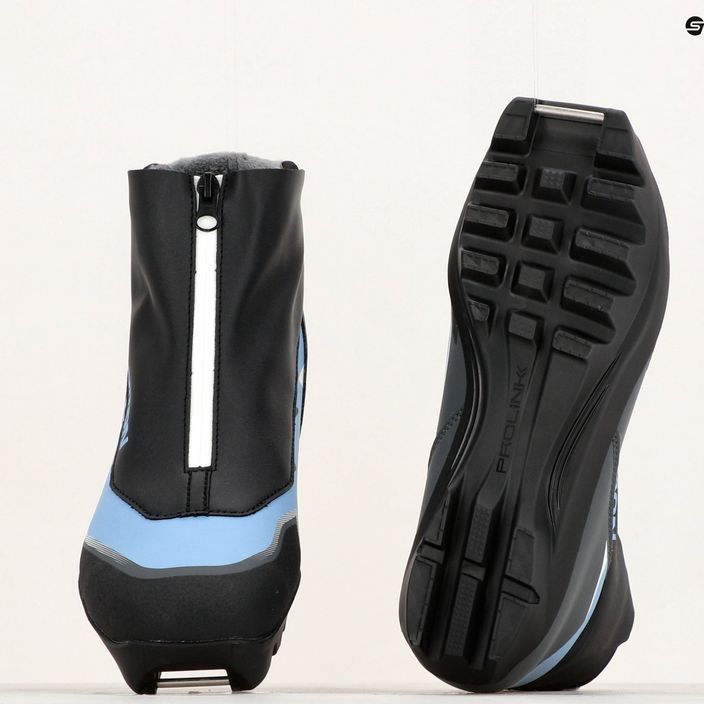 Dámske topánky na bežecké lyžovanie Salomon Vitane black/castlerock/dusty blue 15