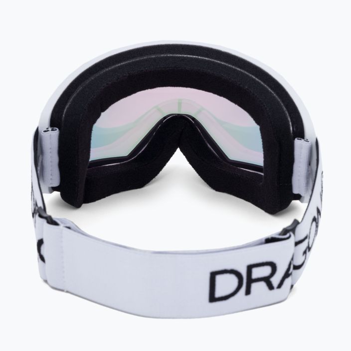 Lyžiarske okuliare Dragon DX3 OTG bielo-ružové 3