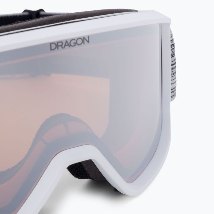 Lyžiarske okuliare Dragon DXT OTG bielo-čierne 47022-022 5