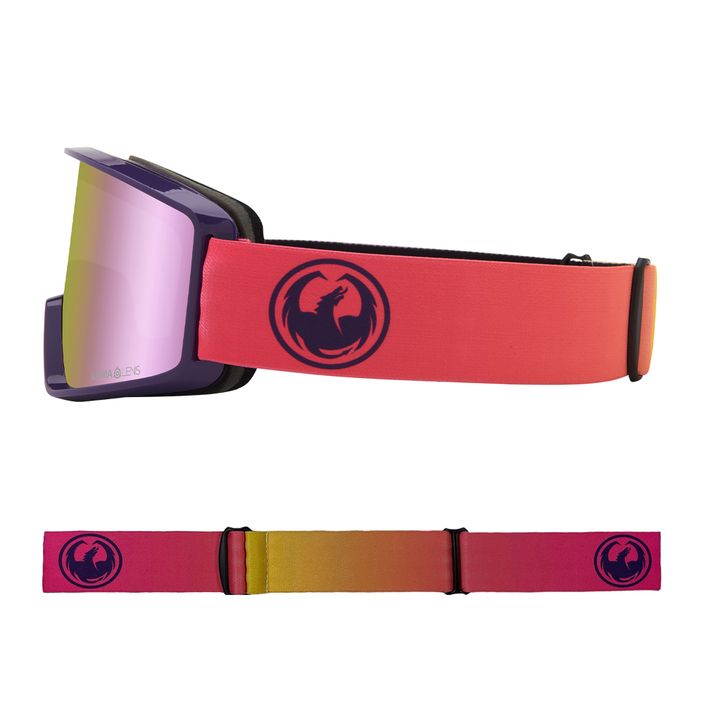 Lyžiarske okuliare Dragon DXT OTG pink/purple 6