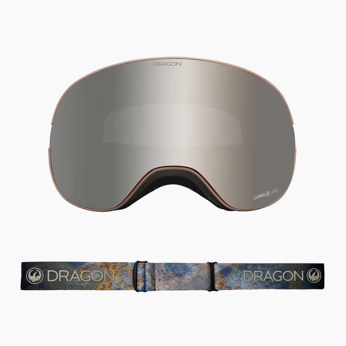 Lyžiarske okuliare Dragon X2 hnedé 40454-030 6