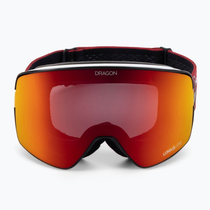 Lyžiarske okuliare Dragon NFX2 black/red 40458-023 3