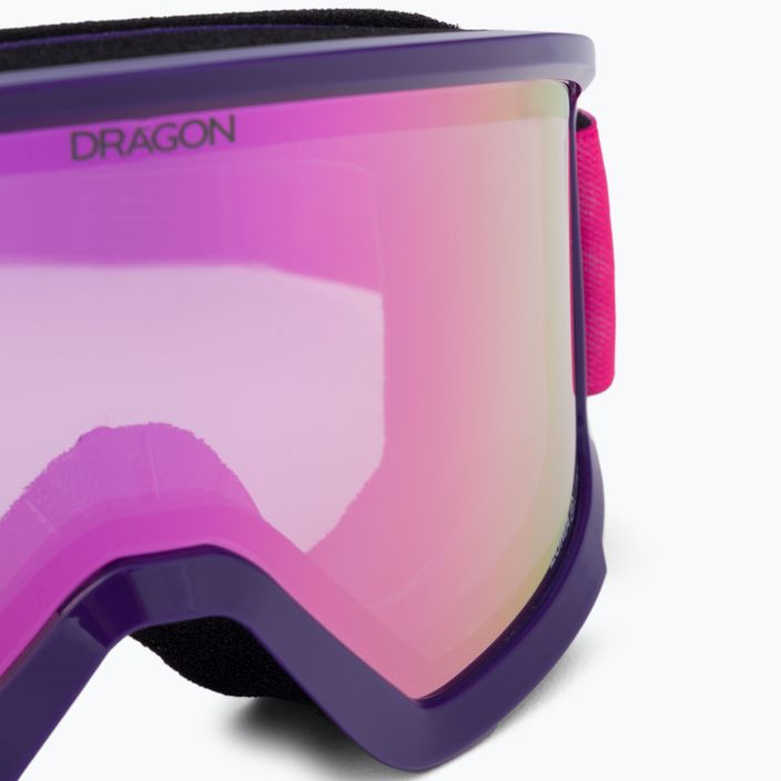 Lyžiarske okuliare Dragon DX3 OTG ružové 5