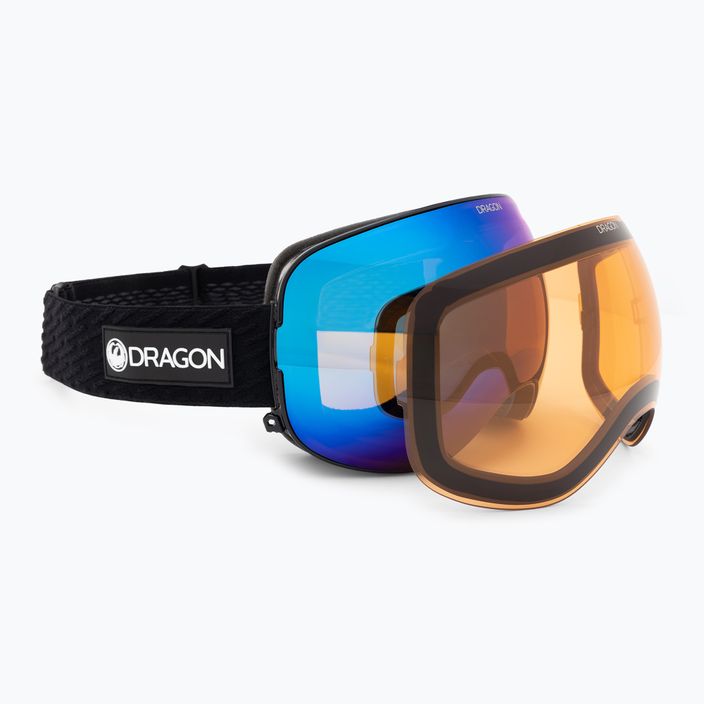 Lyžiarske okuliare DRAGON X2 icon blue/lumalens blue ion/amber