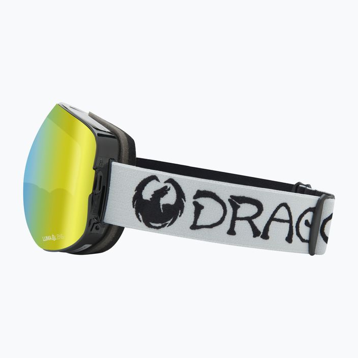Lyžiarske okuliare DRAGON X2 classic grey/lumalens gold ion/amber 9