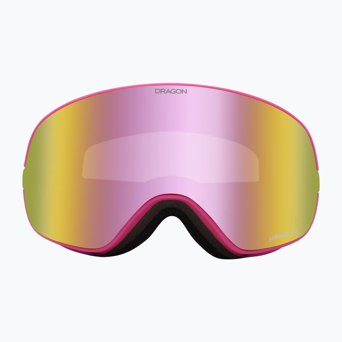 Lyžiarske okuliare DRAGON X2S drip/lumalens pink ion/dark smoke 7
