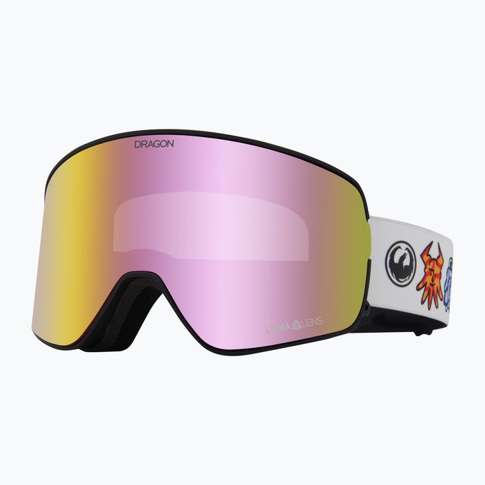Lyžiarske okuliare DRAGON NFX2 forest bailey signature/lumalens pink ion/midnight 6