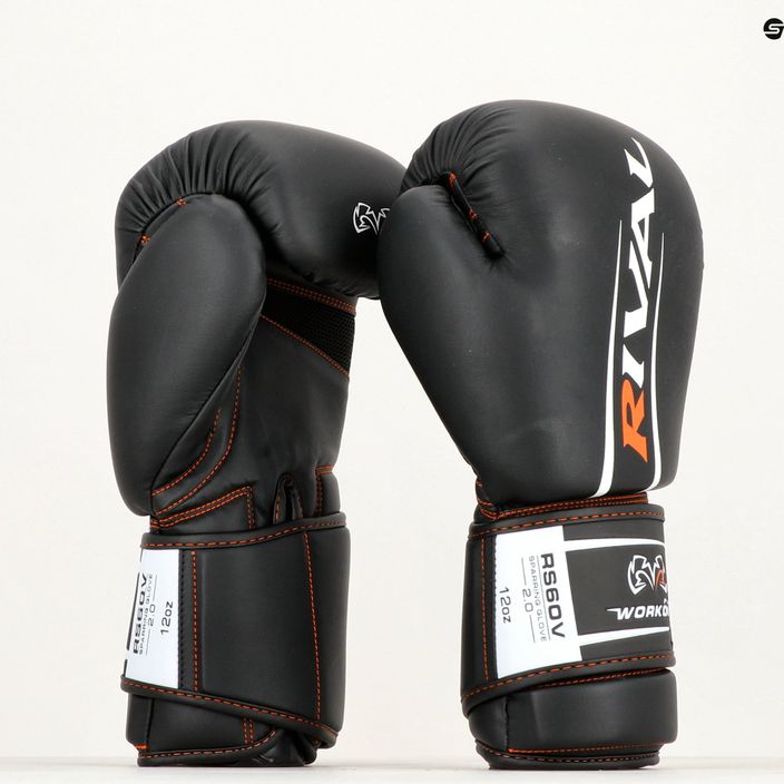boxerské rukavice Rival Workout Sparring 2.0 čierne 10