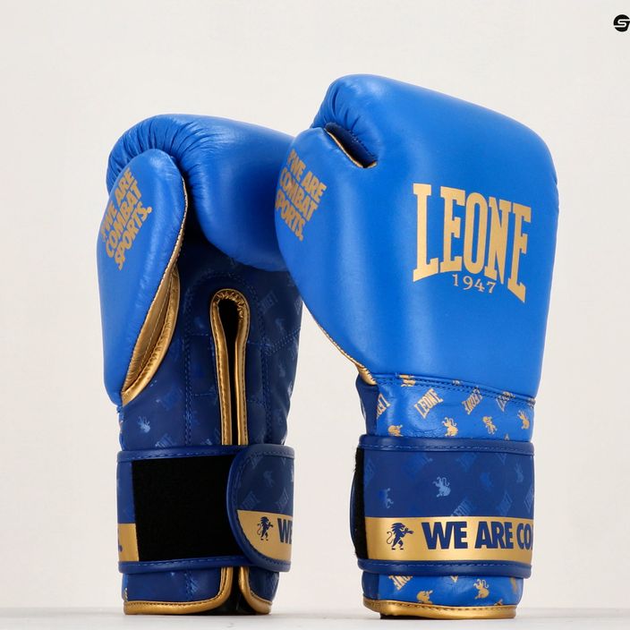 Boxerské rukavice LEONE 1947 Dna modré 14
