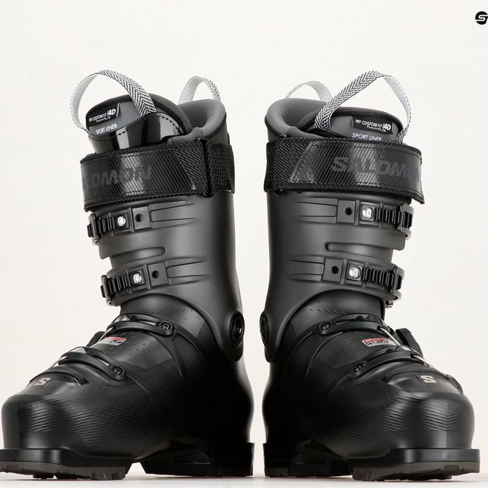 Pánske lyžiarske topánky Salomon S Pro Supra Boa 110 black/beluga/titanium met. 12