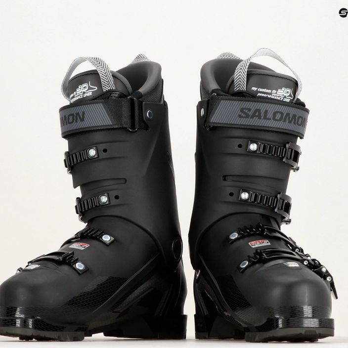 Pánske lyžiarske topánky Salomon S Pro MV 100 black/titanium met./belle 13