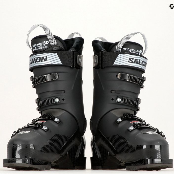 Dámske lyžiarske topánky Salomon S Pro HV 90 W black/silver met./beluga 13