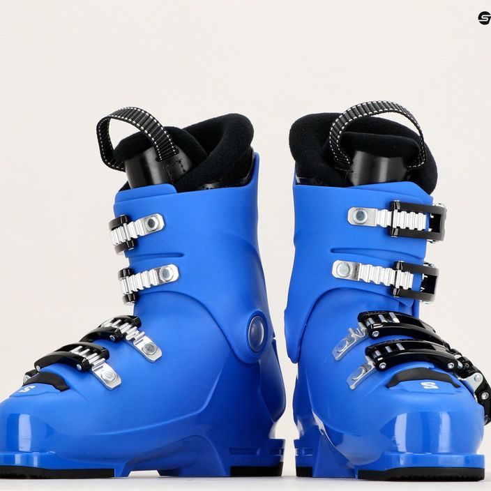 Detské lyžiarske topánky Salomon S Race 60 T M race blue/white/process blue 11