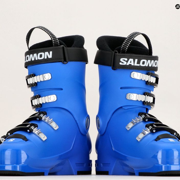 Detské lyžiarske topánky Salomon S Race 60 T L race blue/white/process blue 13