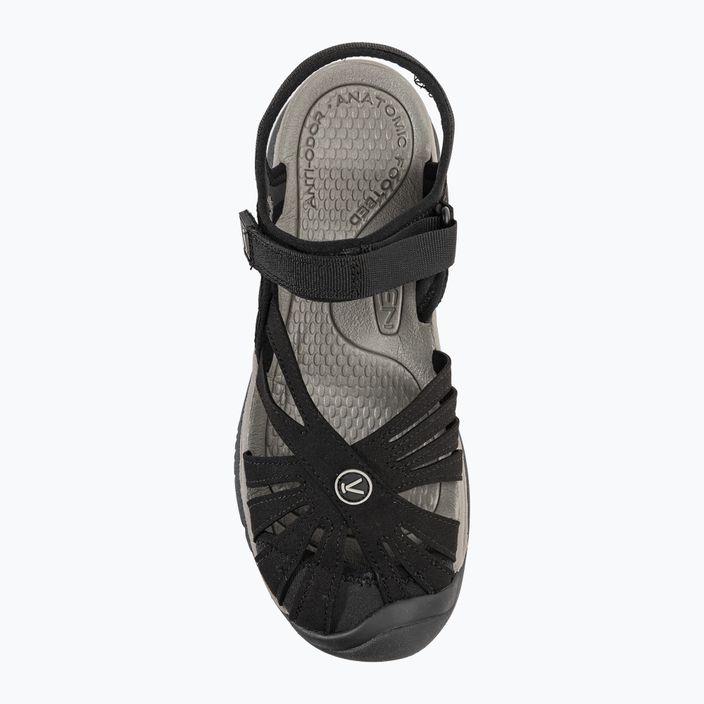 Dámske trekingové sandále KEEN Rose black/neutral grey 6