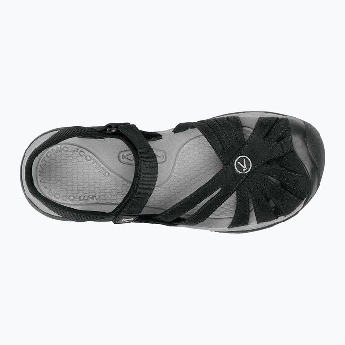 Dámske trekingové sandále KEEN Rose black/neutral grey 11